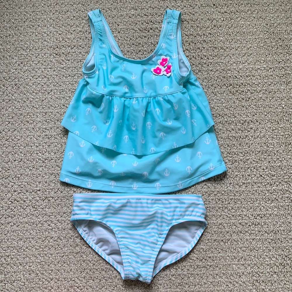 Girls Carter’s tankini swim set